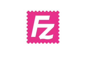 Icône rose de FileZilla, outil FTP utilisé par la conceptrice UI/UX et graphiste Virginie Gerberon basée à Bordeaux