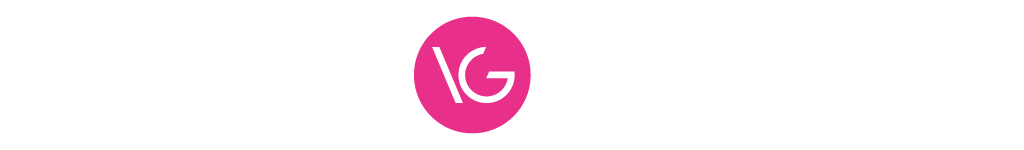 Logo personnel de Virginie Gerberon, concepteur UI/UX et graphiste à Bordeaux, avec initiales stylisées dans un cercle fuchsia