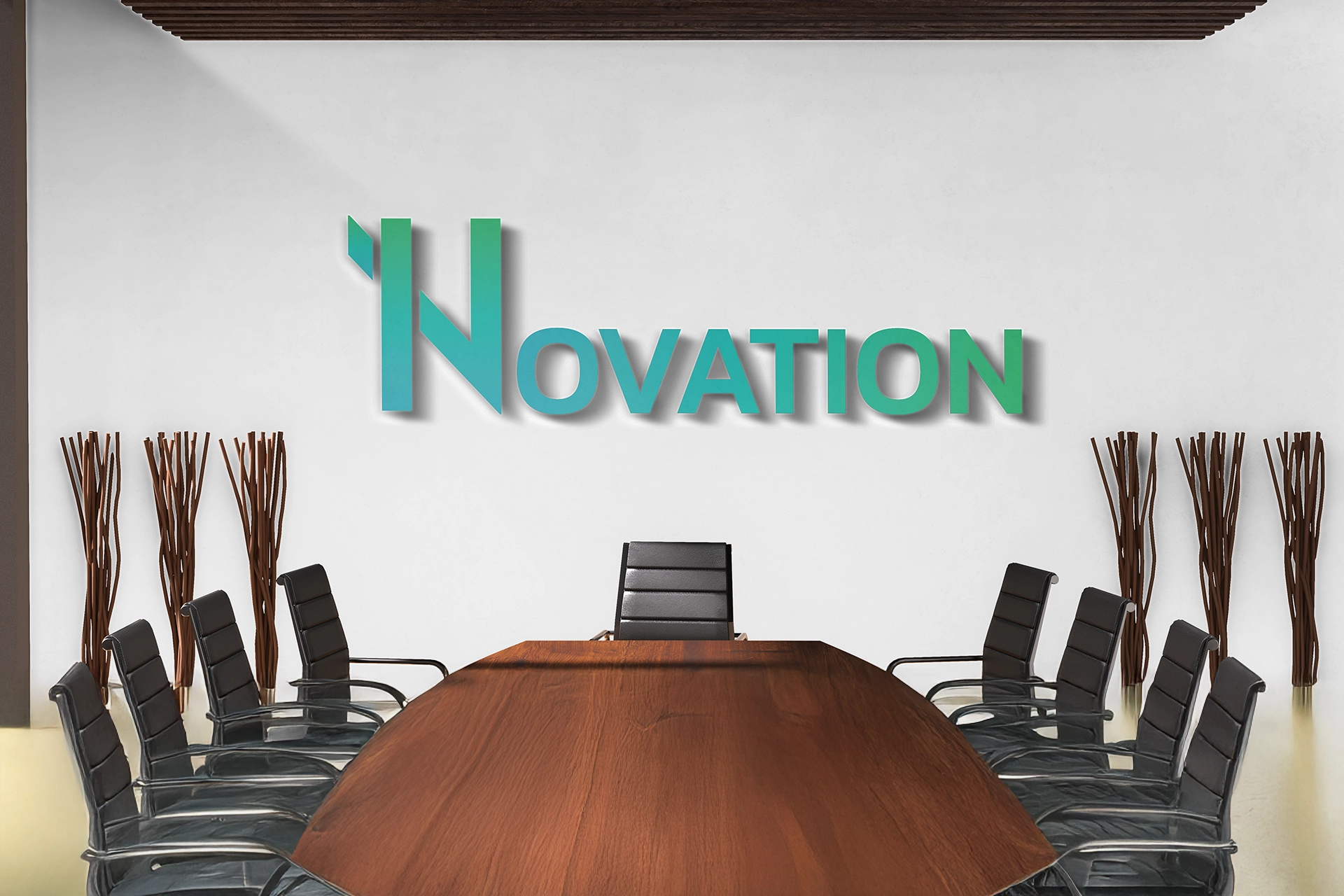 signalétique intérieure Novation salle réunion