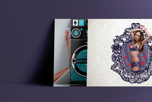 Campagne visuelle décalée pensée à Bordeaux par Virginie Gerberon mêlant print, graphisme textile, retail et communication produit