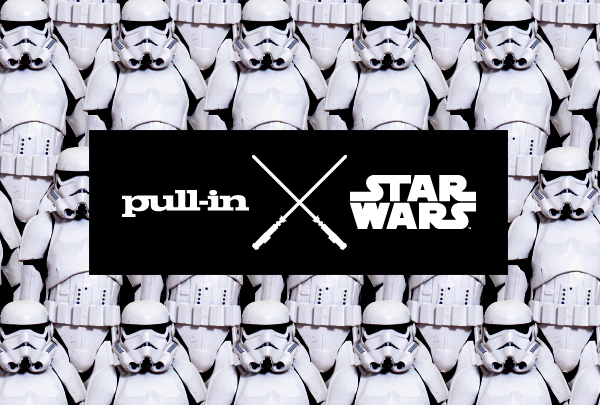 Visuel Stormtroopers Star Wars x Pull-in, création graphique et communication digitale par Virginie Gerberon, UX/UI à Bordeaux